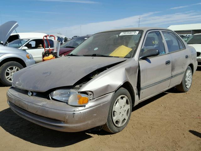 1Y1SK5289WZ404367 - 1998 CHEVROLET GEO PRIZM 棕色 照片 2