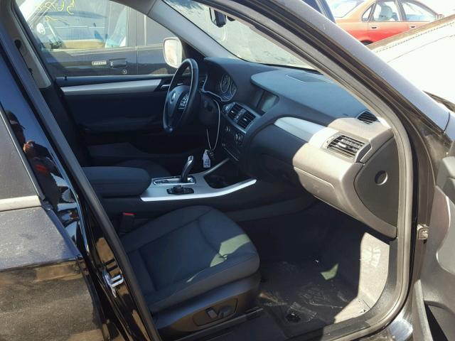 5UXWX9C51D0A29418 - 2013 BMW X3 XDRIVE2 შავი ფოტო 5