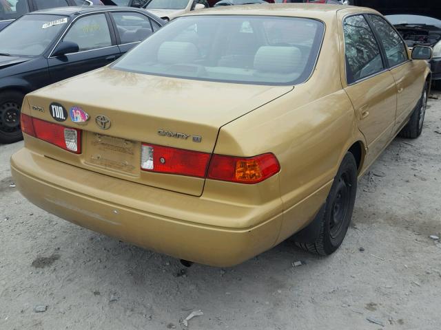 4T1BF22KX1U964208 - 2001 TOYOTA CAMRY LE GOLD photo 4