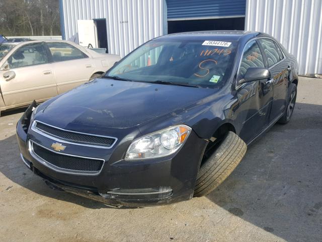 1G1ZC5EU9CF111745 - 2012 CHEVROLET MALIBU 1LT BLACK photo 2