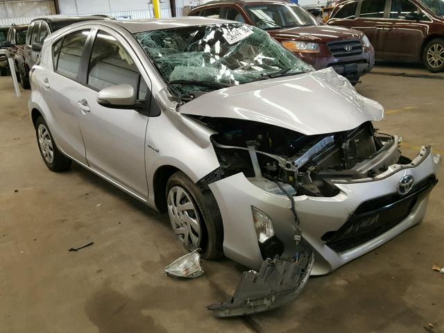 JTDKDTB32F1577234 - 2015 TOYOTA PRIUS C SILVER photo 1