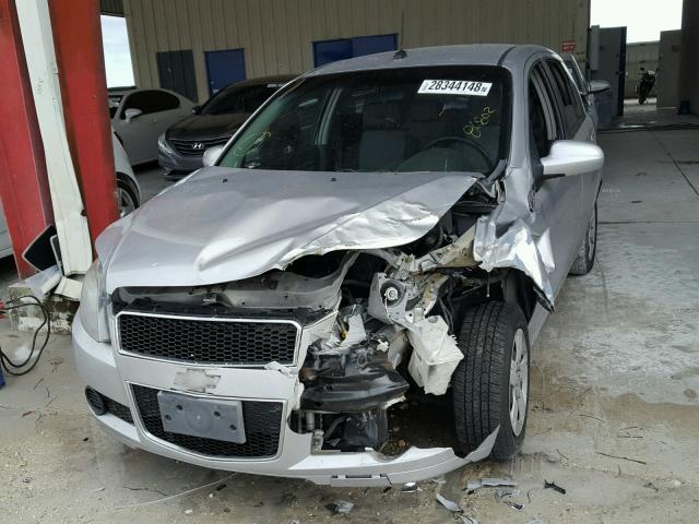 KL1TD66E29B635706 - 2009 CHEVROLET AVEO LS 银色 照片 2