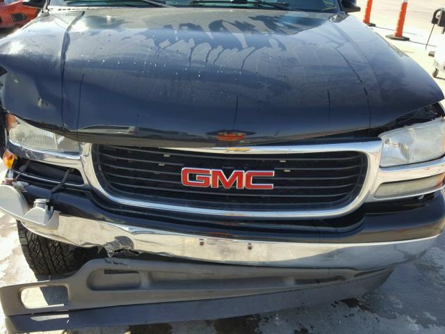 3GKEC16Z46G102063 - 2006 GMC YUKON XL C BLACK photo 7