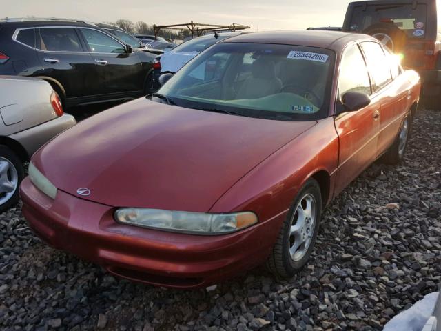 1G3WH52K8WF358080 - 1998 OLDSMOBILE INTRIGUE RED photo 2