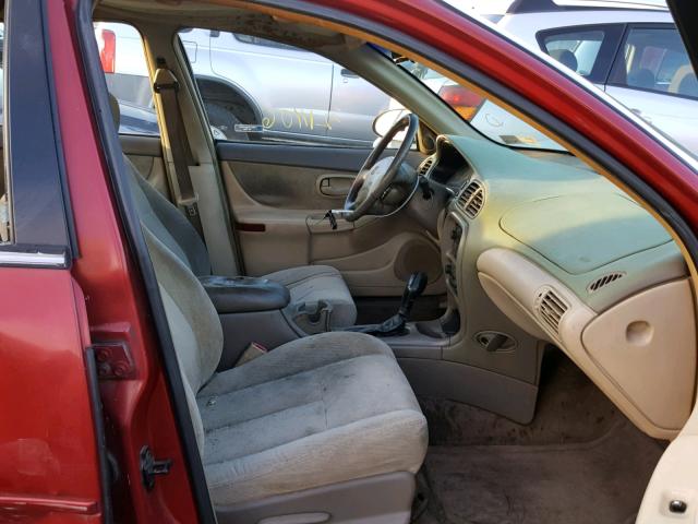 1G3WH52K8WF358080 - 1998 OLDSMOBILE INTRIGUE RED photo 5