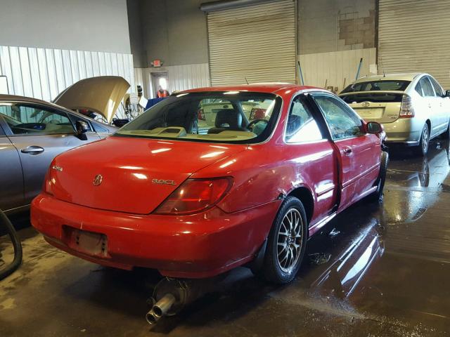 19UYA2257XL009339 - 1999 ACURA 3.0CL RED photo 4