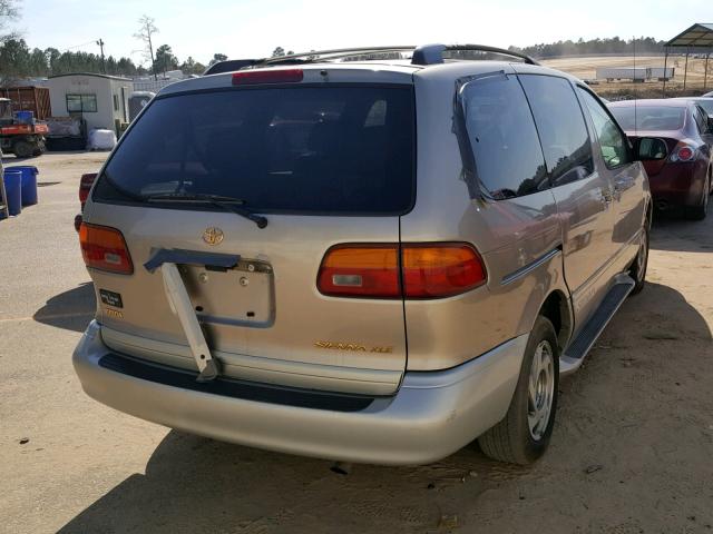 4T3ZF13C0YU237113 - 2000 TOYOTA SIENNA LE BEIGE photo 4