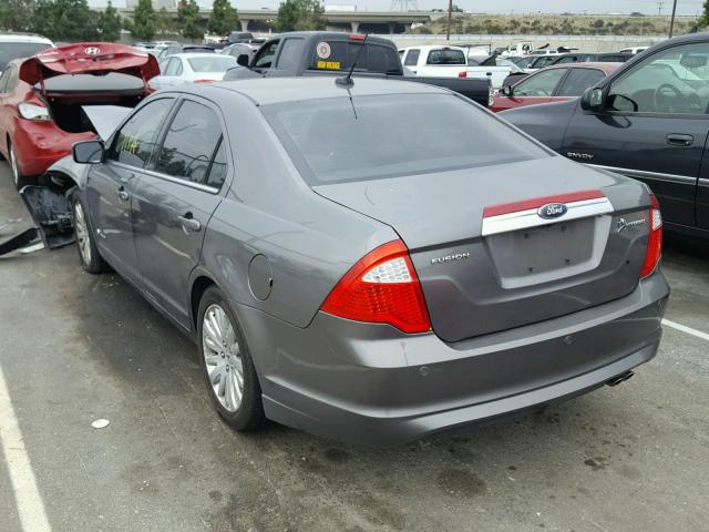 3FADP0L37AR228104 - 2010 FORD FUSION HYB CHARCOAL photo 3