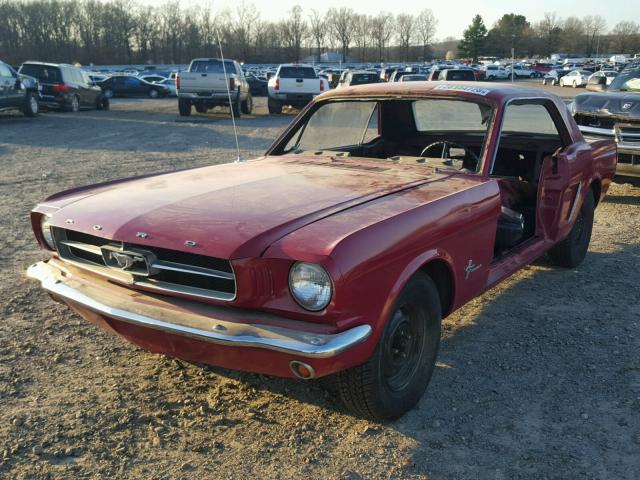 5F07U208782 - 1965 FORD MUSTANG RED photo 2