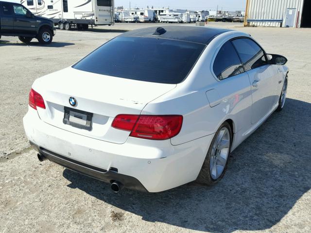 WBAWB73588P041951 - 2008 BMW 335 I WHITE photo 4