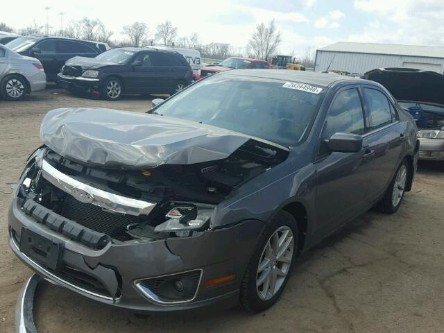 3FAHP0JA6CR236782 - 2012 FORD FUSION SEL CHARCOAL photo 2