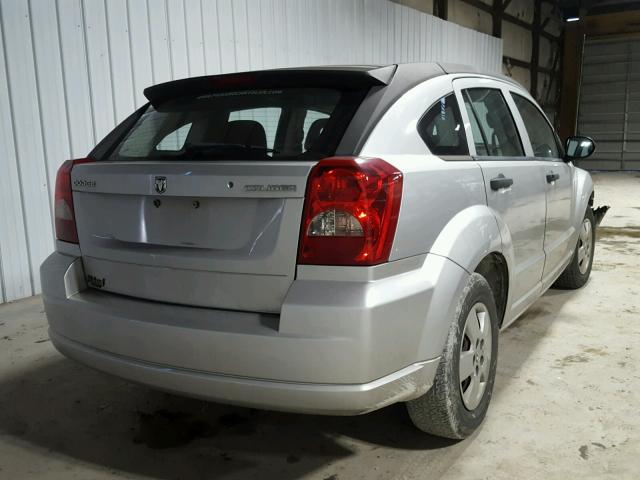 1B3HB28A89D133876 - 2009 DODGE CALIBER SE SILVER photo 4