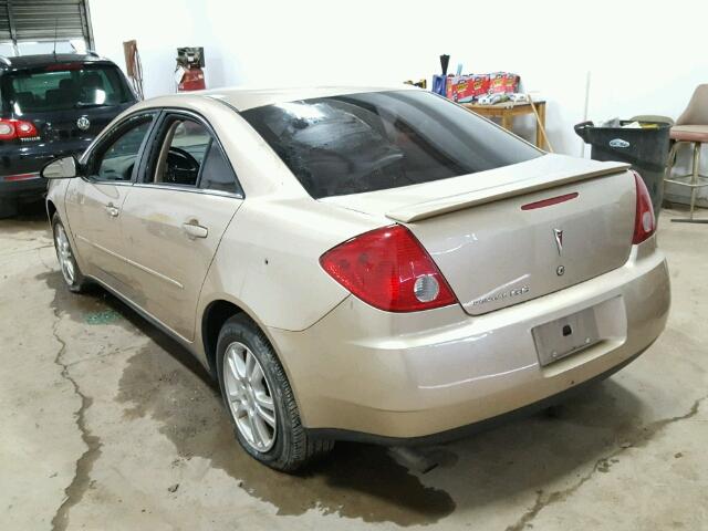 1G2ZF55B064130377 - 2006 PONTIAC G6 SE TAN photo 3