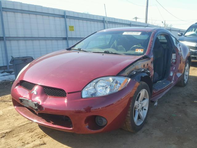 4A3AK24F16E047037 - 2006 MITSUBISHI ECLIPSE GS RED photo 2