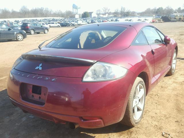 4A3AK24F16E047037 - 2006 MITSUBISHI ECLIPSE GS RED photo 4