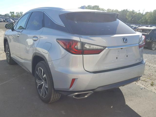 2T2ZZMCA4HC075726 - 2017 LEXUS RX 350 SILVER photo 3