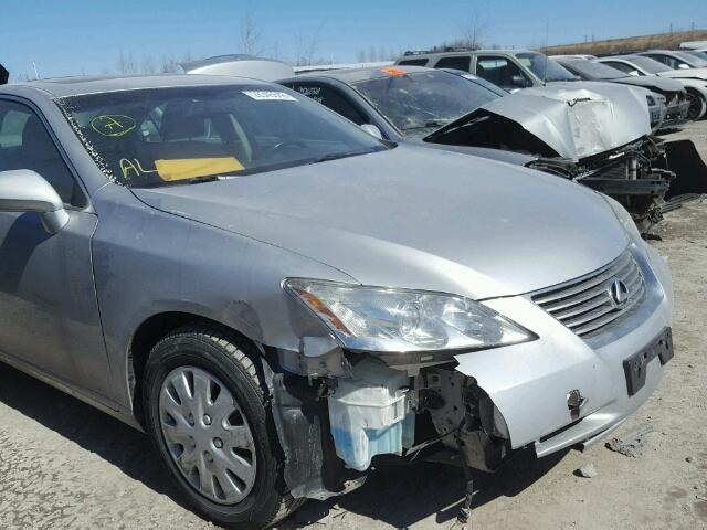 JTHBJ46G682261200 - 2008 LEXUS ES 350 SILVER photo 9