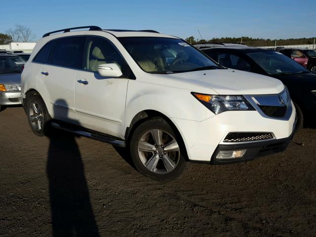 2HNYD2H38CH512004 - 2012 ACURA MDX TECHNO WHITE photo 1