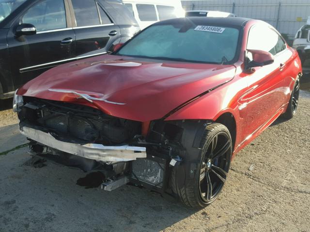 WBS3R9C56FK329452 - 2015 BMW M4 ORANGE photo 2