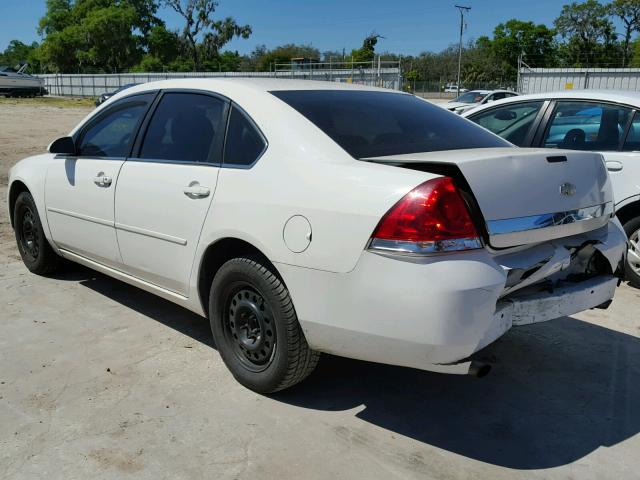 2G1WS551X69291925 - 2006 CHEVROLET IMPALA POL WHITE photo 3