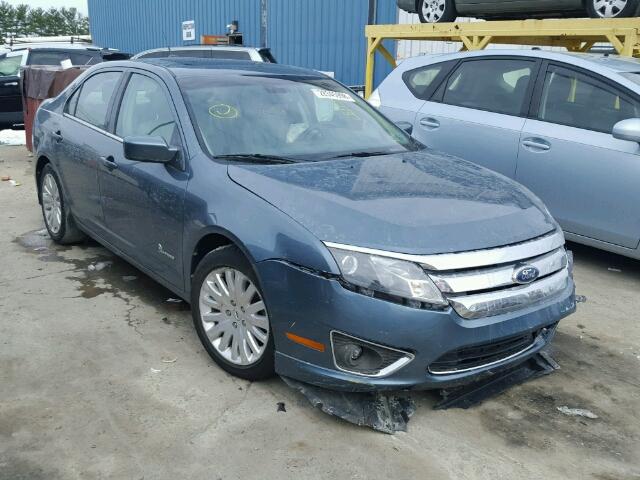 3FADP0L38CR221701 - 2012 FORD FUSION HYB BLUE photo 1