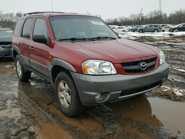 4F2YZ94194KM16297 - 2004 MAZDA TRIBUTE LX RED photo 1