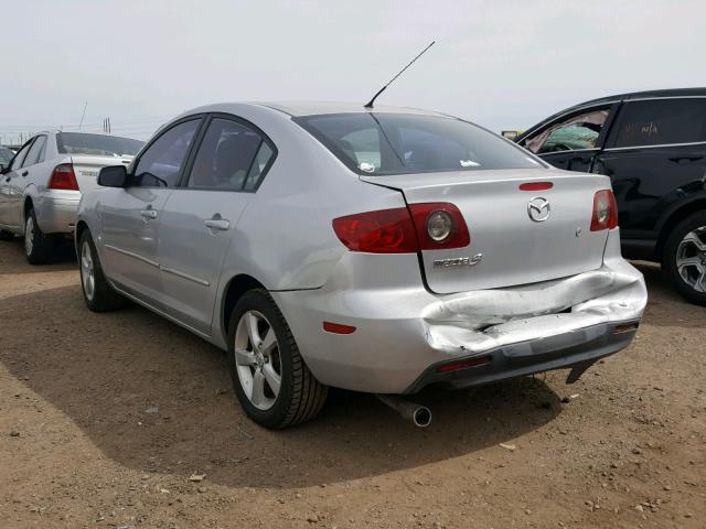 JM1BK12F461460386 - 2006 MAZDA 3 I SILVER photo 3