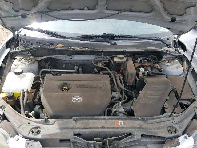 JM1BK12F461460386 - 2006 MAZDA 3 I SILVER photo 7