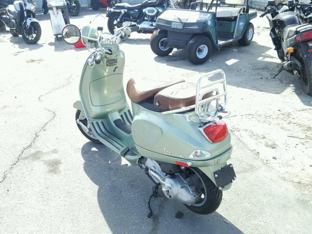 ZAPM448F385500883 - 2008 VESPA LX 150 GREEN photo 3