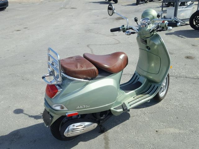 ZAPM448F385500883 - 2008 VESPA LX 150 GREEN photo 4