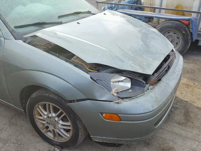 1FAFP35ZX4W169238 - 2004 FORD FOCUS ZTW GREEN photo 9