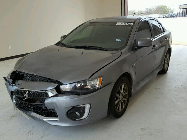 JA32U2FU0GU011469 - 2016 MITSUBISHI LANCER ES GRAY photo 2