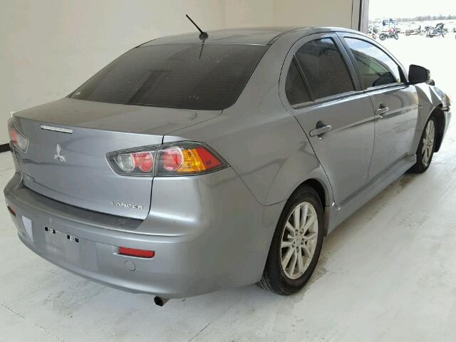 JA32U2FU0GU011469 - 2016 MITSUBISHI LANCER ES GRAY photo 4