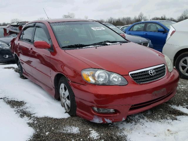 2T1BR32E87C821453 - 2007 TOYOTA COROLLA CE BURGUNDY photo 1