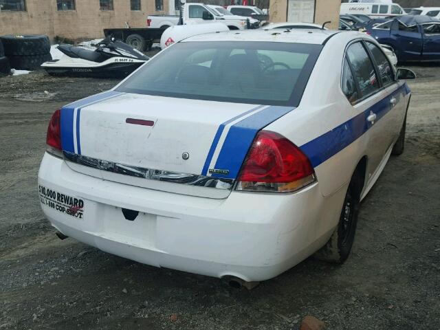 2G1WD5EM6B1216992 - 2011 CHEVROLET IMPALA POL WHITE photo 4