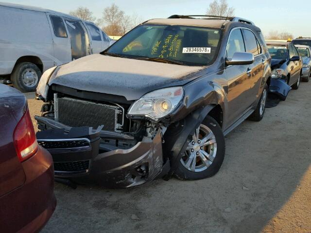 2CNALFEW5A6299727 - 2010 CHEVROLET EQUINOX LT TAN photo 2