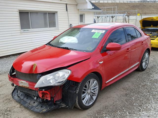 JS2RF9A82B6110763 - 2011 SUZUKI KIZASHI SP RED photo 2