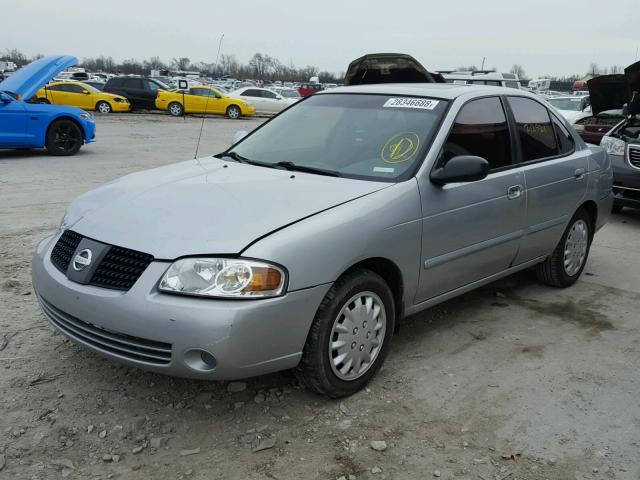 3N1CB51A24L562389 - 2004 NISSAN SENTRA 1.8 SILVER photo 2