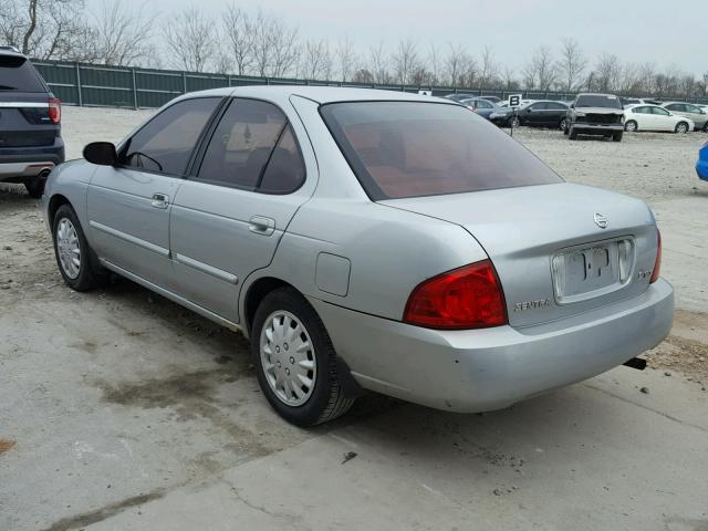 3N1CB51A24L562389 - 2004 NISSAN SENTRA 1.8 SILVER photo 3