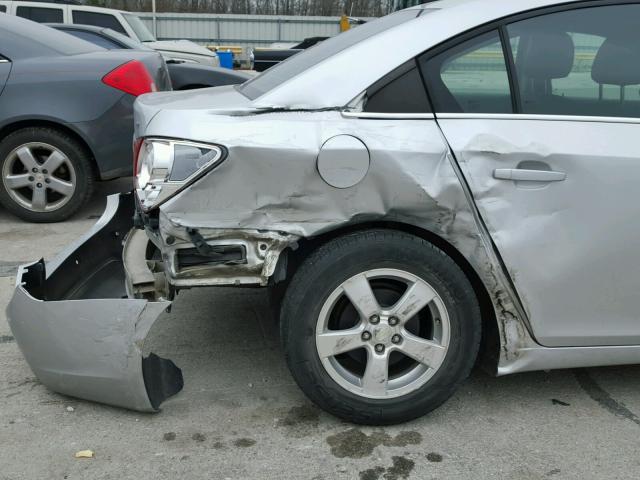 1G1PF5SC2C7284060 - 2012 CHEVROLET CRUZE LT SILVER photo 9