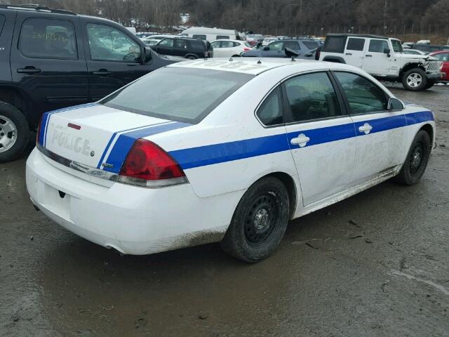 2G1WD5EM1B1147225 - 2011 CHEVROLET IMPALA POL WHITE photo 4