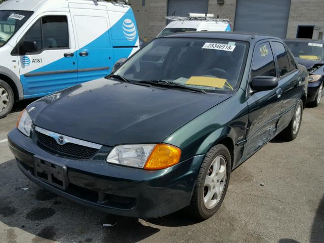 JM1BJ2210X0169632 - 1999 MAZDA PROTEGE ES 绿色 照片 2