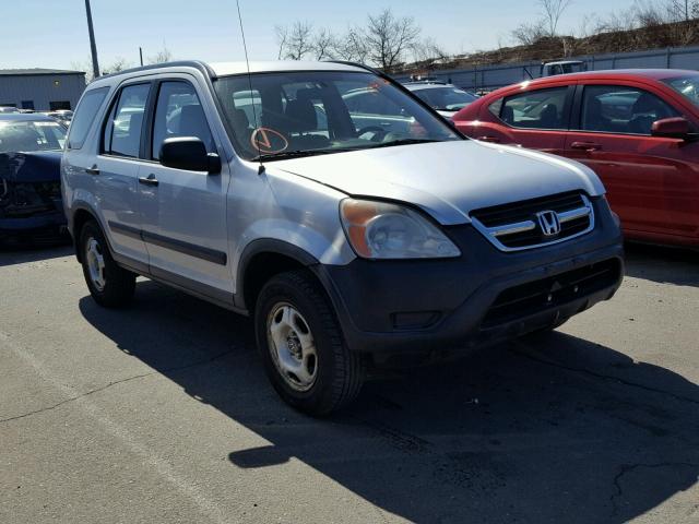 JHLRD78472C001291 - 2002 HONDA CR-V LX SILVER photo 1