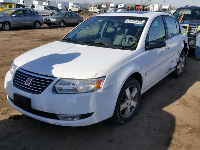 1G8AL55F67Z115966 - 2007 SATURN ION LEVEL WHITE photo 2