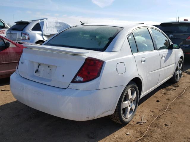 1G8AL55F67Z115966 - 2007 SATURN ION LEVEL WHITE photo 4