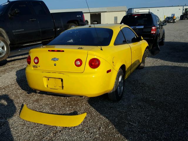 1G1AL15F467610166 - 2006 CHEVROLET COBALT LT YELLOW photo 4