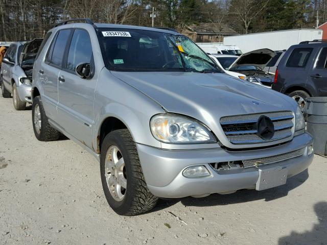 4JGAB57E93A409184 - 2003 MERCEDES-BENZ ML 350 GRAY photo 1