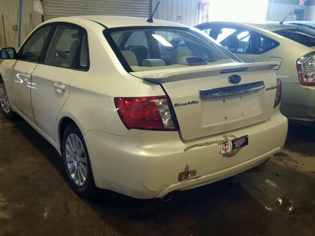 JF1GE61608H518358 - 2008 SUBARU IMPREZA 2. WHITE photo 9