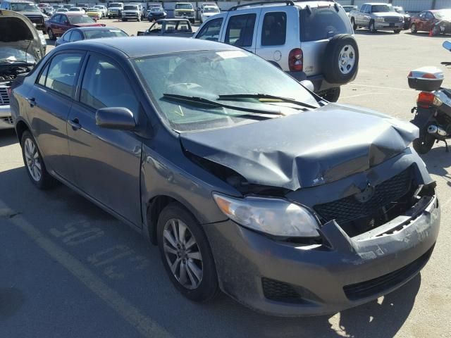 1NXBU40EX9Z038630 - 2009 TOYOTA COROLLA BA GRAY photo 1