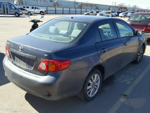 1NXBU40EX9Z038630 - 2009 TOYOTA COROLLA BA GRAY photo 4